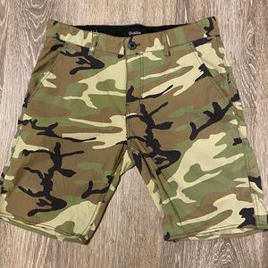 Brixton Camo Hybrid Shorts